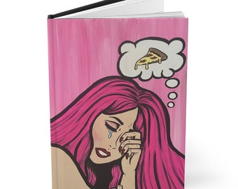 Pizza craving - Hardcover Journal Matte