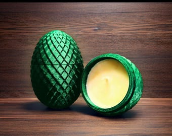 Fragranced Dragonegg Candle - Luminous Scales - Scent type: Deep Savage