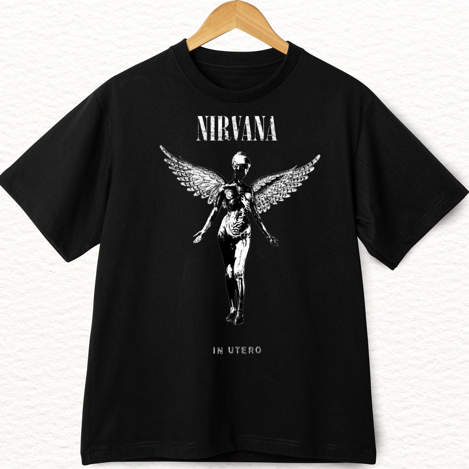 Nirvana "In Utero" Shirt, Rock Band Shirts
