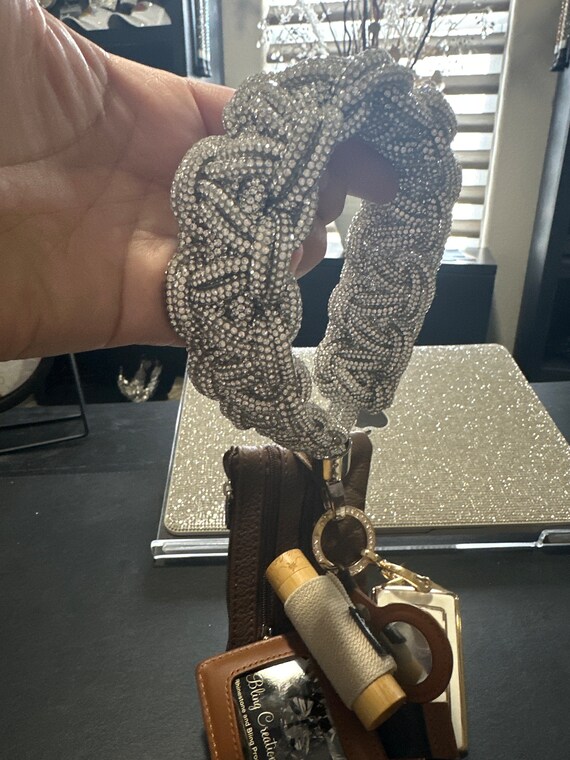 Designer wallet with wrist strap sales