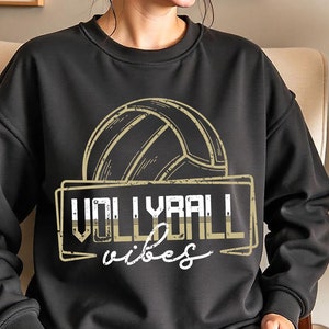 Volleyball Vibes SVG PNG, Volleyball Svg, Game Day Volleyball Svg, Volleyball Mom Svg, Volleyball Mom Shirt Svg, Volleyball Mama Svg, Cricut