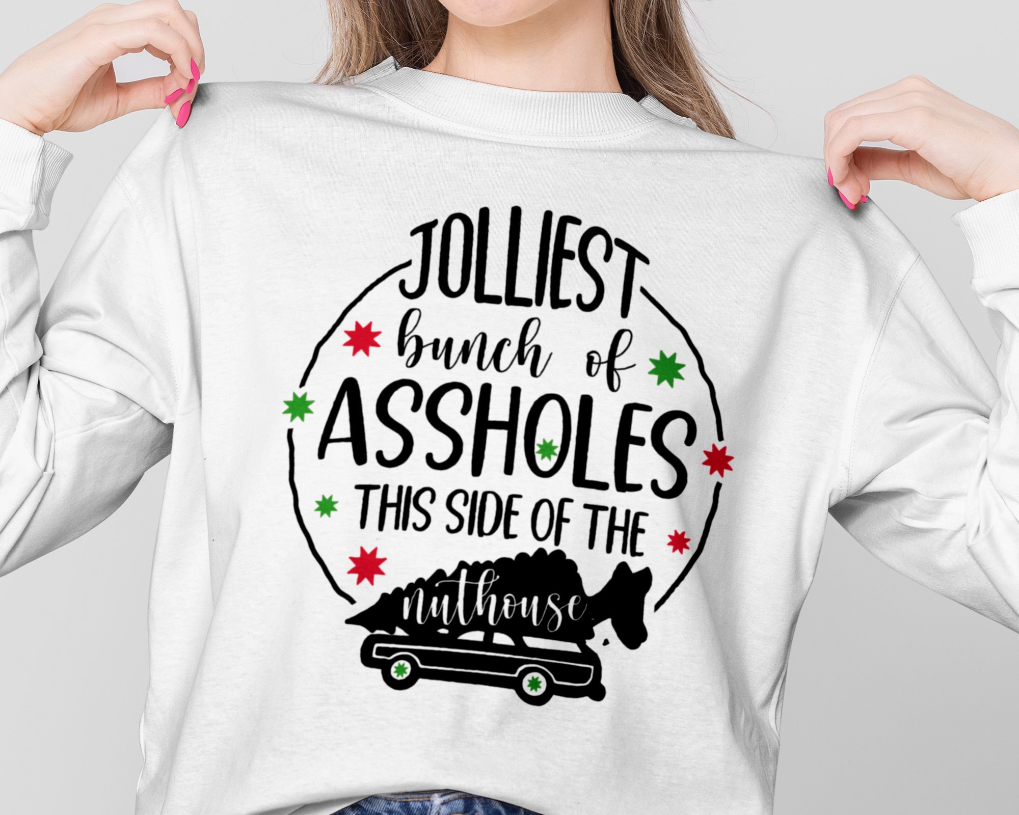 Jolliest Bunch of Assholes SVG Funny Christmas SVG, Griswold Holiday ...
