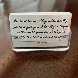 Personalized Scripture Cards