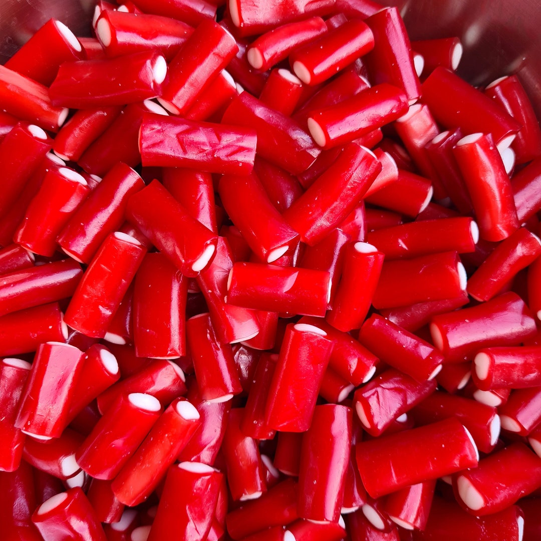 Mini Strawberry Pencil Bites Strawberry and Cream Pencils Etsy