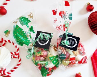 Christmas Sweet Bag - Christmas Treat Bag - Christmas Eve Box Treats - Stocking Filler - Small Christmas Gift - Child Sweet Christmas Gift