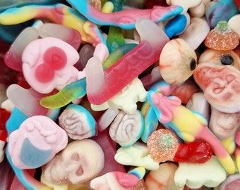 Mix de doces de Halloween – Guloseimas com tema assustador