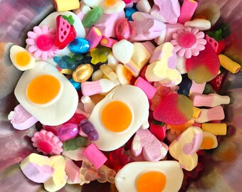 Easter Sweet Mix Pouch - Easter Sweets Gift - Easter Treats - Easter Small Gift - Bunny Sweets - Easter Egg Sweets - Egg Hunt -Easter Bag