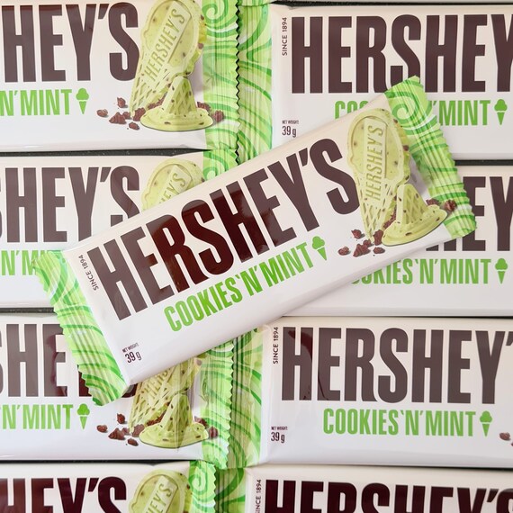 Hersheys Cookie N Mint Bar Hersheys Chocolate Bar Hersheys Etsy