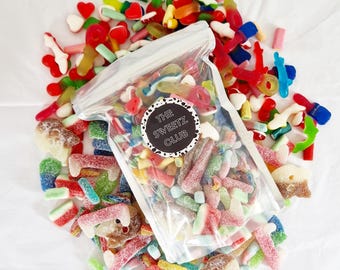CUSTOM PICK N MIX 1kg - Create own Sweet Mix - Sweet pouch - Pick n Mix Sweets - Sweet Shop - Gummy Sweets - Fizzy Sweets - Sweet Gift
