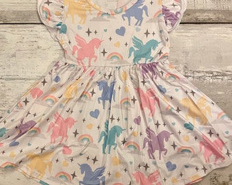 Unicorn Twirly Dress