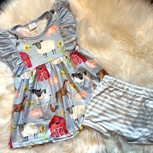 Farm Animals Summer Outfit