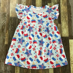 4th of July Ice Cream Dress