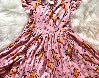Horse Twirly Dress