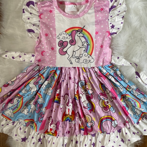 Unicorn Twirly Dress