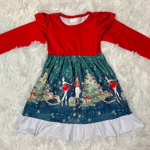Nutcracker Ruffle Dress