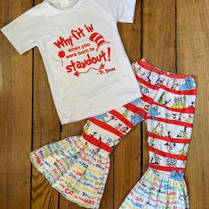 Buchfigur Girl Top und Belle Bottom Girl Outfit