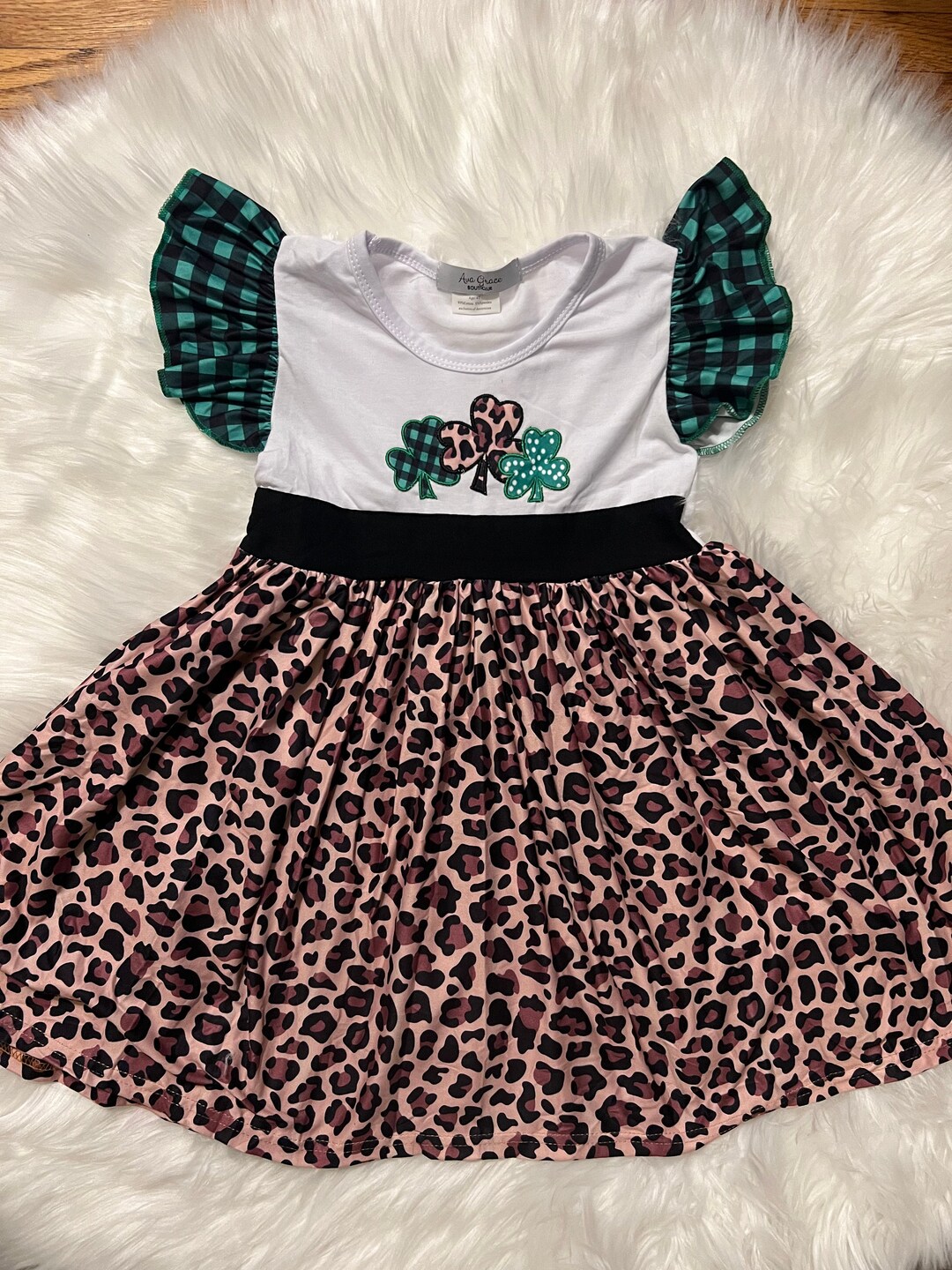 Shamrock Pattern Print Dress