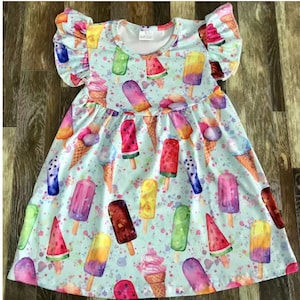 Eis Perlen Mädchen Kleid