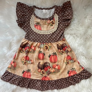 Pumpkin Thanksgiving Dress
