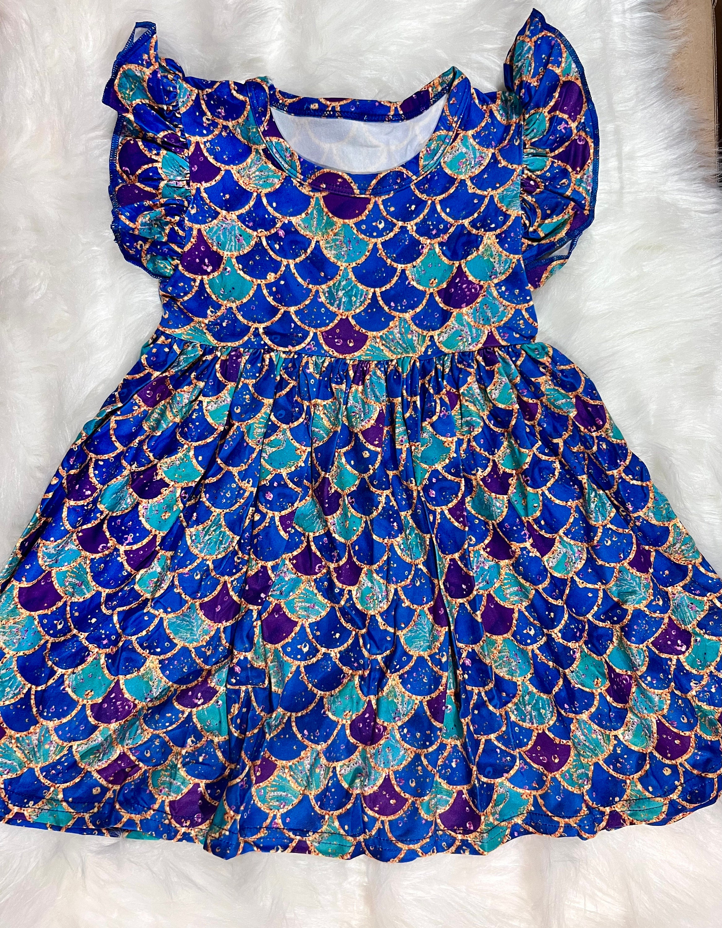 Mermaid scale clearance dress