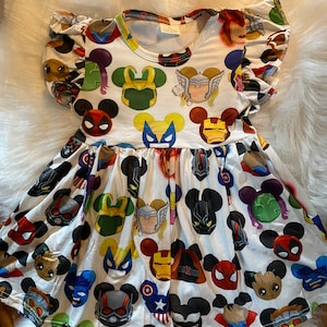 Mouse Heroes Twirly Dress