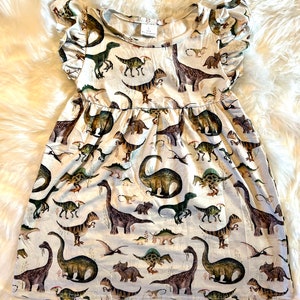 Robe à imprimé dinosaure