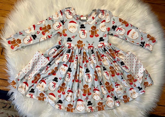 white christmas dresses Retro Snowman
