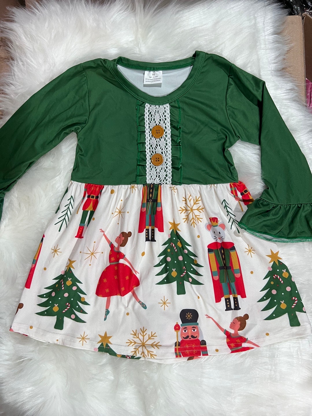 Christmas Nutcracker Dress Etsy