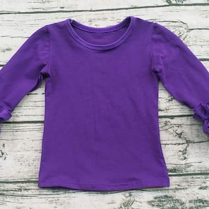 Purple Long Sleeve Icing Top