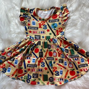Back to School Twirly Dress