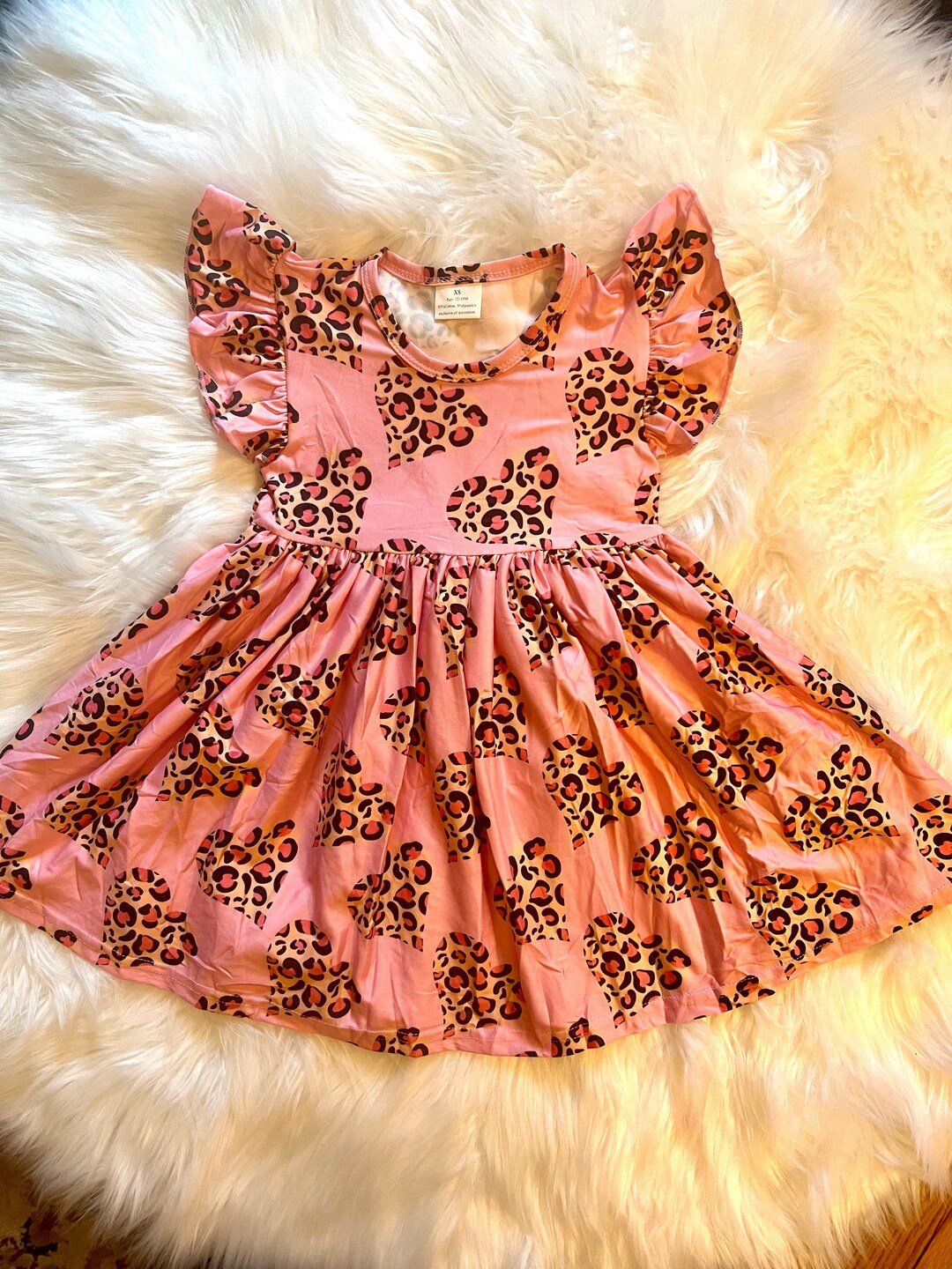 Crush Flutter Dress Leopard