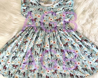 Horse Print Dress A