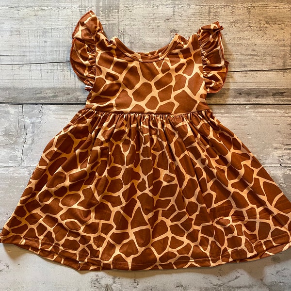 Giraffe Print Dress