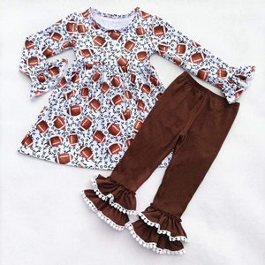 Football Dress and Leggings Outfit