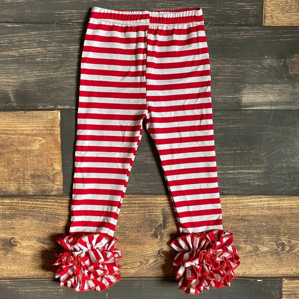 Red/White Stripes Icing Legging A