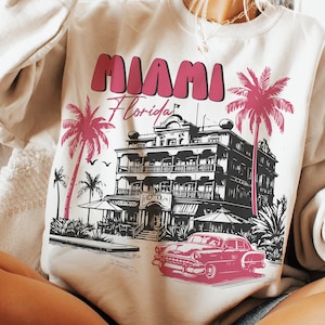 Miami Florida png, Sommer png, Strand png, Retro Sommer png, Sommer Sublimation, Trendy Sommer, Girls Trip png, Sublimation png Designs