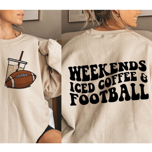 Weekends Iced Coffee Football Svg Png, Trendy soccer svg png, Football Mom Svg Png, Football shirt svg png, Soccer Svg Png, iced coffee svg