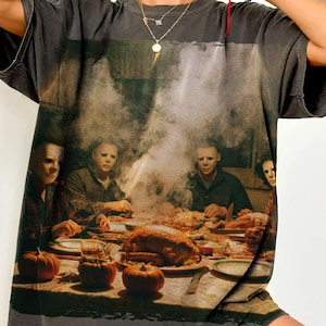 Postacie z horroru na Halloween Png, 2025 Halloween png, Horror Movie Halloween Sublimacja, Straszny film Png, Horror Png, Horror Halloween Png