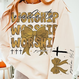 Fait pour adorer png, chemise chrétienne rétro verset de la Bible coquette png Citations, dictons, png inspirants, motifs de chemise motivants png