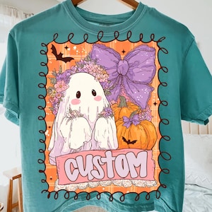 Niestandardowe dziecko Halloween Chłopiec Dziewczyna Dziecko Wydrukuj Clip Art, Dzieci Halloween png, Retro Halloween png, Chłopiec Halloween, Jesienny plik dyniowy png duch