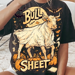 Bull Sheet PNG, Halloween Png, Bull Png, Ghost Cows Png, Funny Cow Png, Fall Png, Cow Lover Png, Spooky Season Png, Instant Download