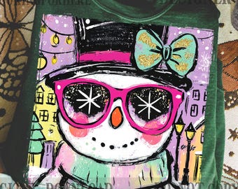 Muñeco de nieve navideño preppy PNG, diseño de gnomos, Navidad PNG, muñeco de nieve PNG, diseño navideño, lindo muñeco de nieve PNG, muñeco de nieve familiar PNG, purpurina PNG