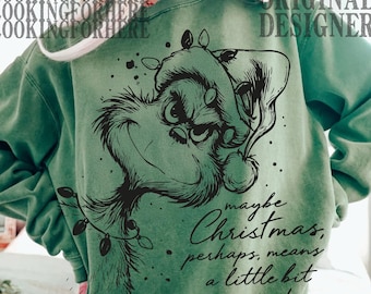 Christmas Characters svg png, Preppy Christmas 2025 svg png, Christmas Movie png, Vintage Christmas, Sublimation design, green guy svg