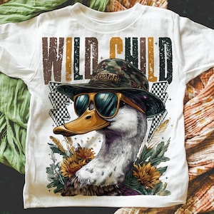 Criança selvagem PNG, Engraçado Caça ao pato png Sublimação, Sublimação de menino, Sublimação de crianças, Design de caça ao pato para meninos, Menino criança png, Retro png