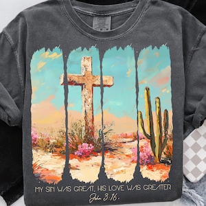Pasqua cristiana PNG Croce Sublimazione Disegni Acquerello Clipart Estetica PNG Pasqua DTF Trasferimenti Religiosi Svg Gesù Clipart Versetto della Bibbia