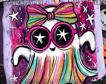 Preppy Halloween Ghost brushstroke Png, Cute Boo Ghost Coquette Png, Halloween Png, Funny Halloween Png, Spooky Season Png, handwrite png