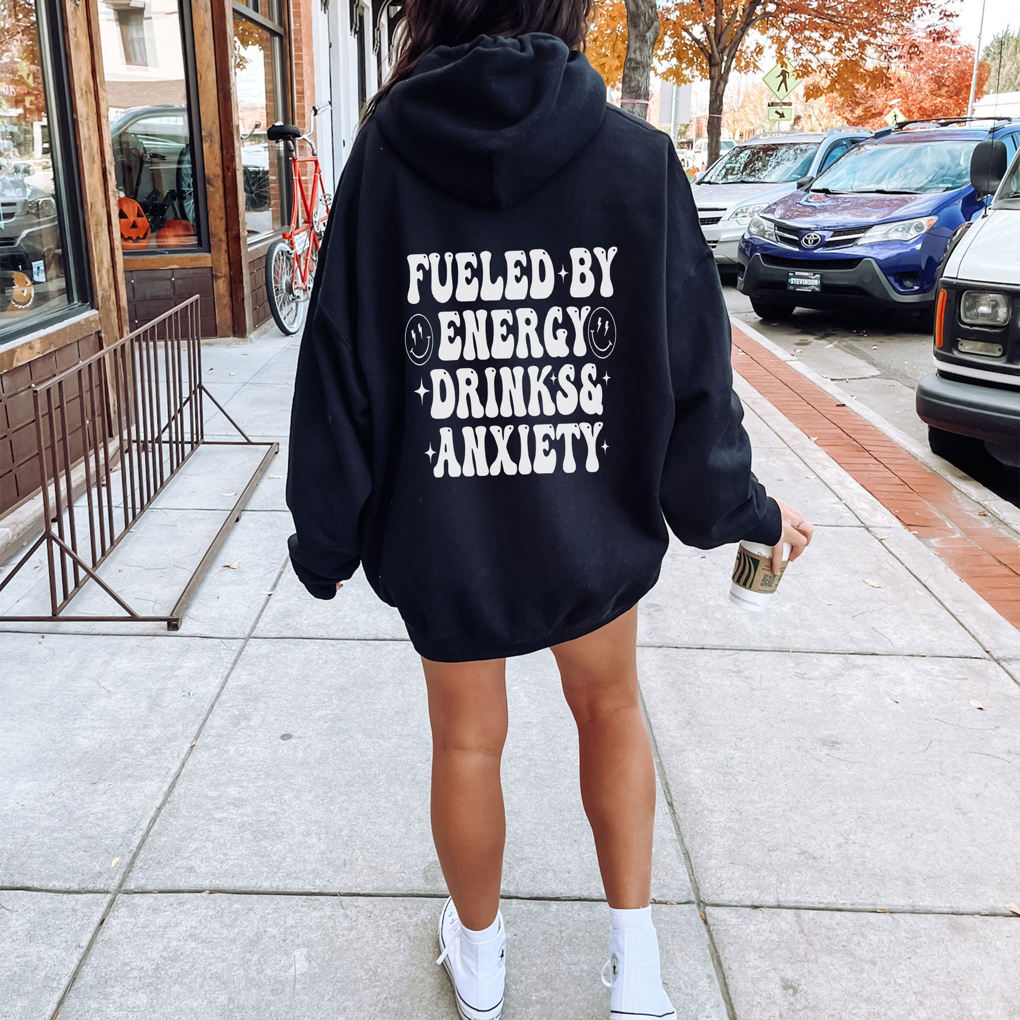 Fueled by Energy Drinks and Anxiety SVG Energy Drinks Svg Etsy