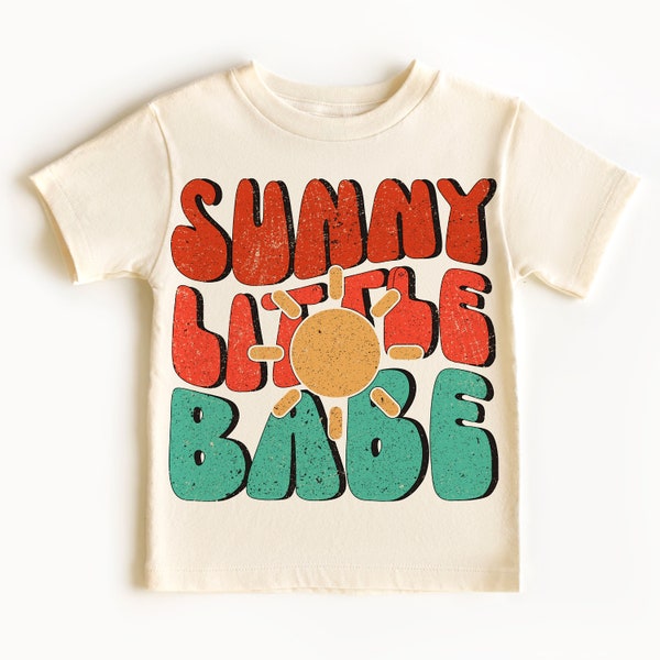 Sunny little babe SVG PNG, Toddler svg, summer png, boho sun svg, hello summer svg,summer shirt svg, summer beach svg png