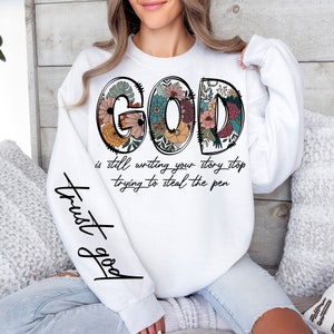 God schrijft nog steeds je verhaal png, christelijke png, mouwshirtontwerp, geloof png inspirerende png, psalm png, kerk png, png