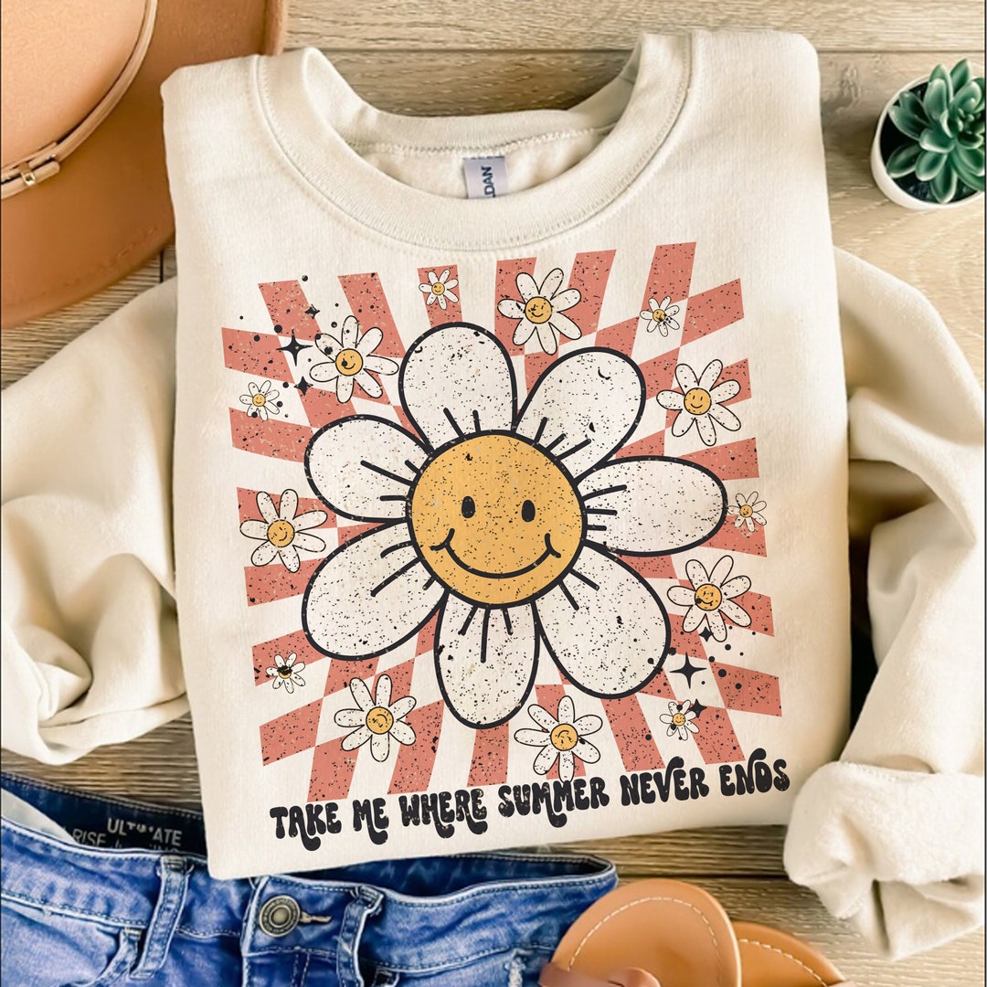 Summer Smiley Face PNG for Sublimation, Smiley Face Png, Summer Png